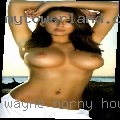 Wayne horny housewives